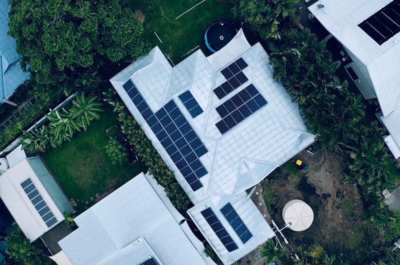 Port Douglas Solar Panel Install with SolarEdge Arial View