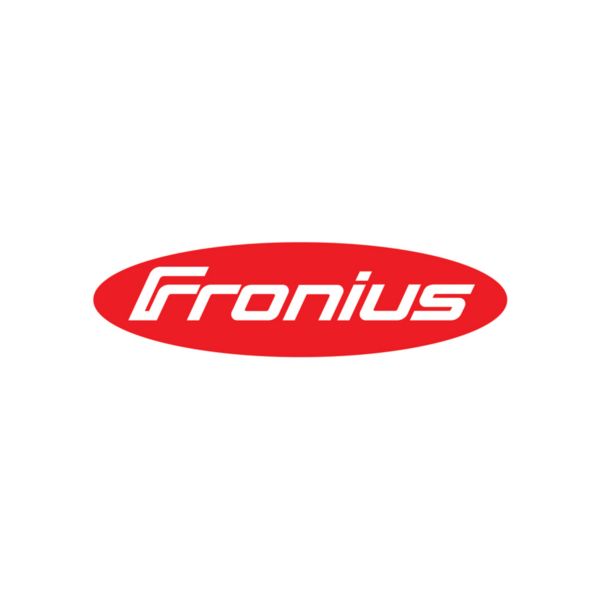 A red and white logo featuring the word Fronius Primo 5.0 SC Solar Inverter, inspired by Hielscher Electrical's solar power expertise.