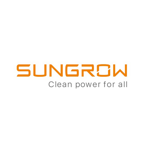 A logo for Sungrow 5kw Dual Premium Solar Inverter, specializing in Solar Power.