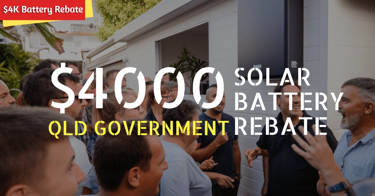 2024 Queensland 4,000 Solar Battery Rebate Scheme Hielscher
