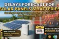 Delays forecast for solar panels batteries amid soaring demand feature