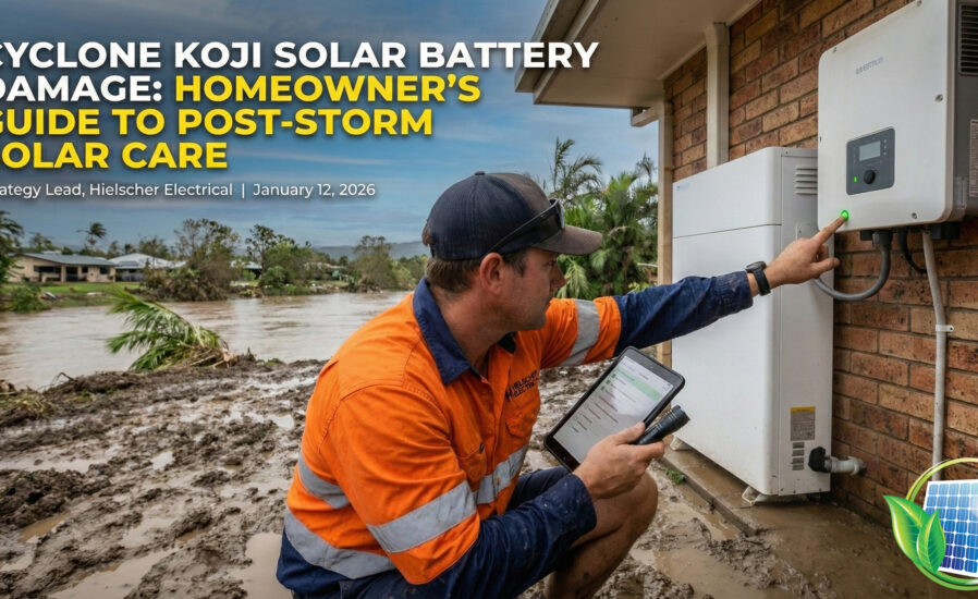 Cyclone Koji Solar Battery Damage Homeowner’s Guide to Post-Storm Solar Care