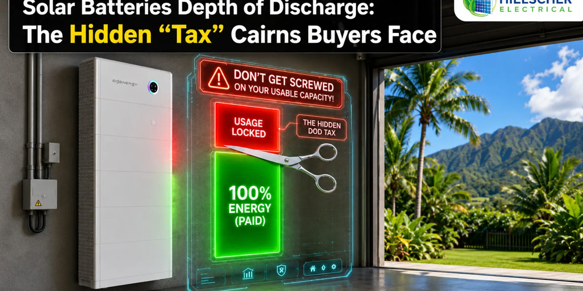 Solar Batteries Depth of Discharge The Hidden Tax Cairns Buyers Face Hielscher Electrical