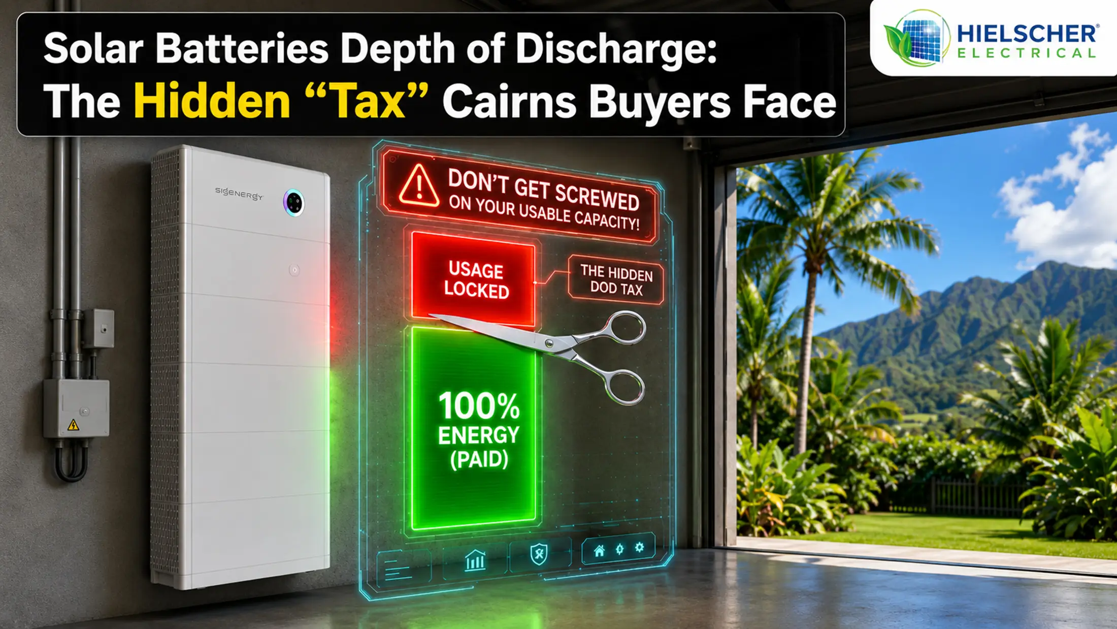 Solar Batteries Depth of Discharge The Hidden Tax Cairns Buyers Face Hielscher Electrical